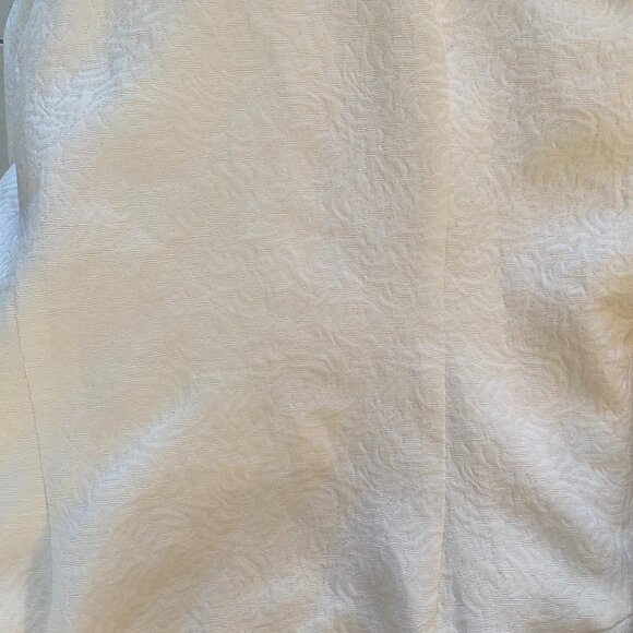 NWT WHBM Women's White Jacquard Sleeveless Cut Out Open Back Dress Size 12 K17 - Picture 5 of 5